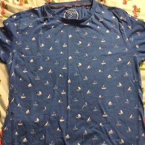 Denim and Flower shirt